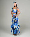 Blue Bloom Maxi Skir1