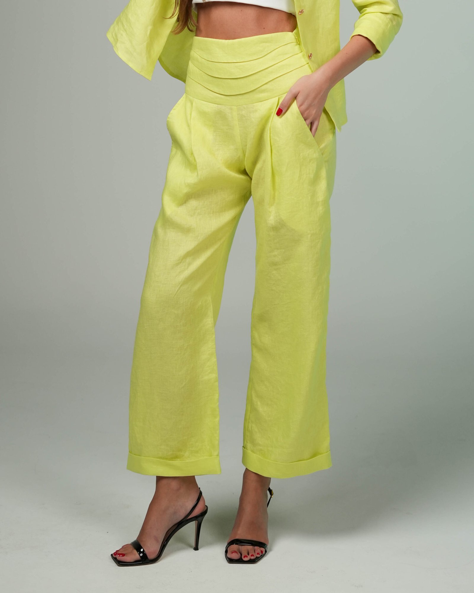 Linen Curve Pants