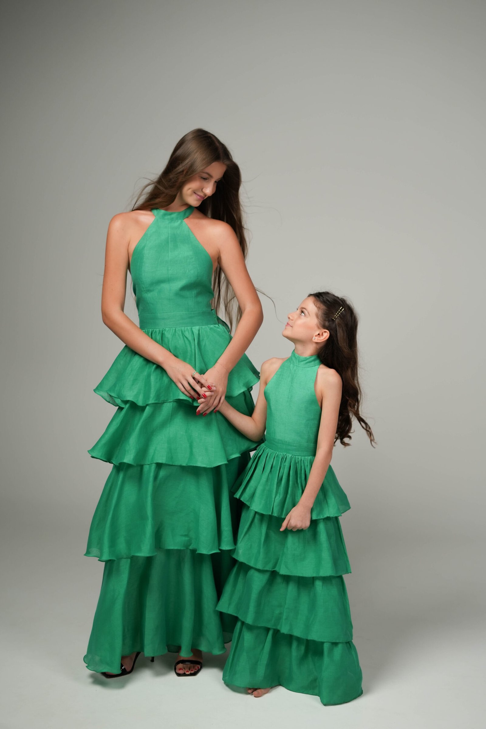 Second image of LONG RUFFLE DRESS