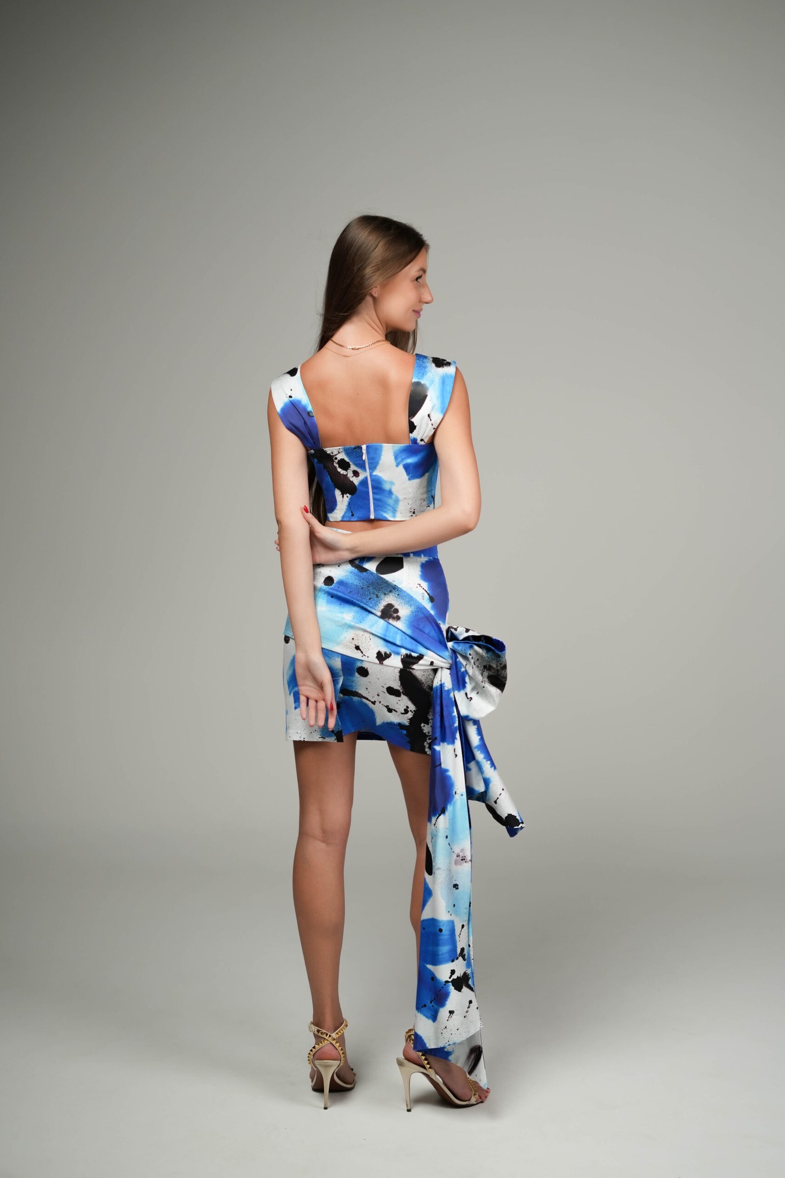 Second image of Blue Bloom Skirt